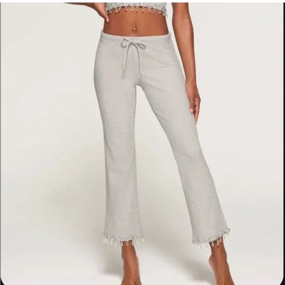 Skims Chandelier Lounge Pant size Small in Heather Grey - Picture 6 of 6